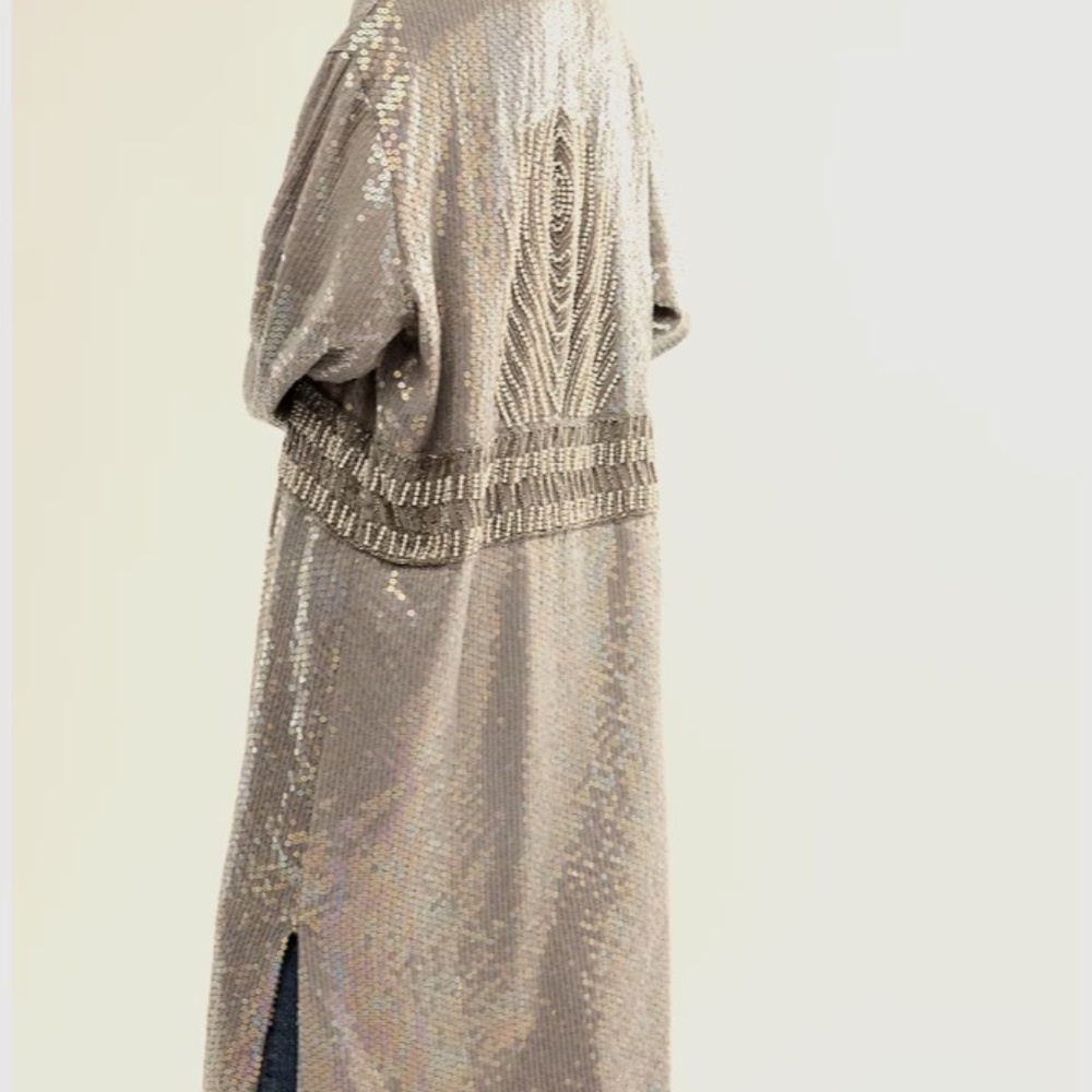 Free People Gilded Siren Duster Jacket